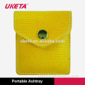 Portable Ashtray Customized Soft Ashtray Mobile Ashtray Mini Ashtray Pu Ashtray Pouch Bag